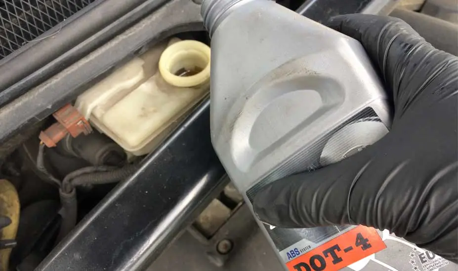 Top up brake fluid