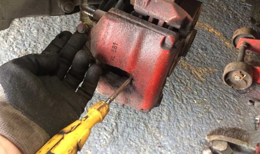 New Brakes Smoking On One Side Easy Fix