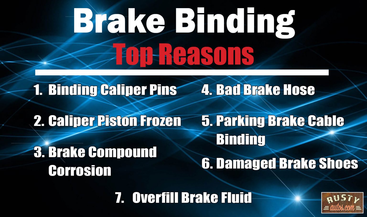 Brake Binding Repair A Mechanic's Advice