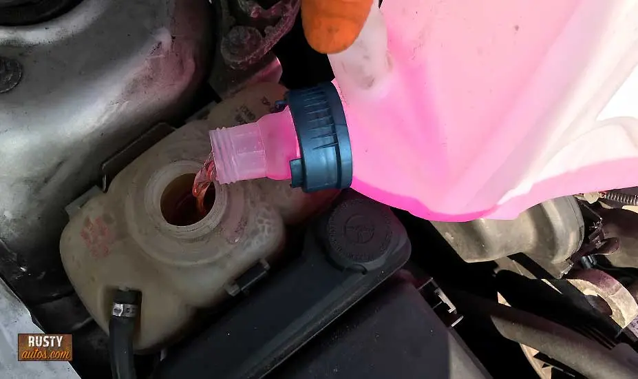 Top up coolant