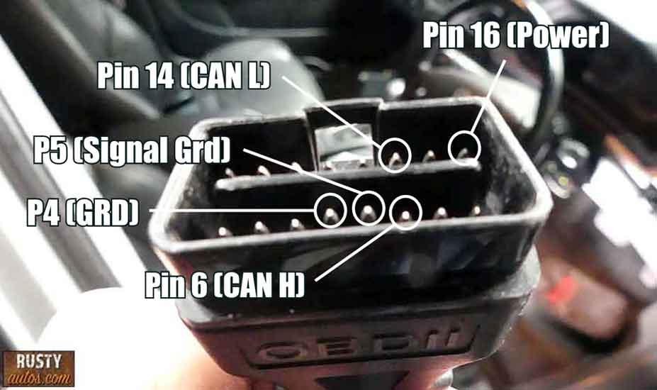 Scan tool plug pin check