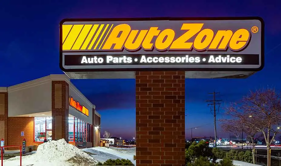 AutoZone sign