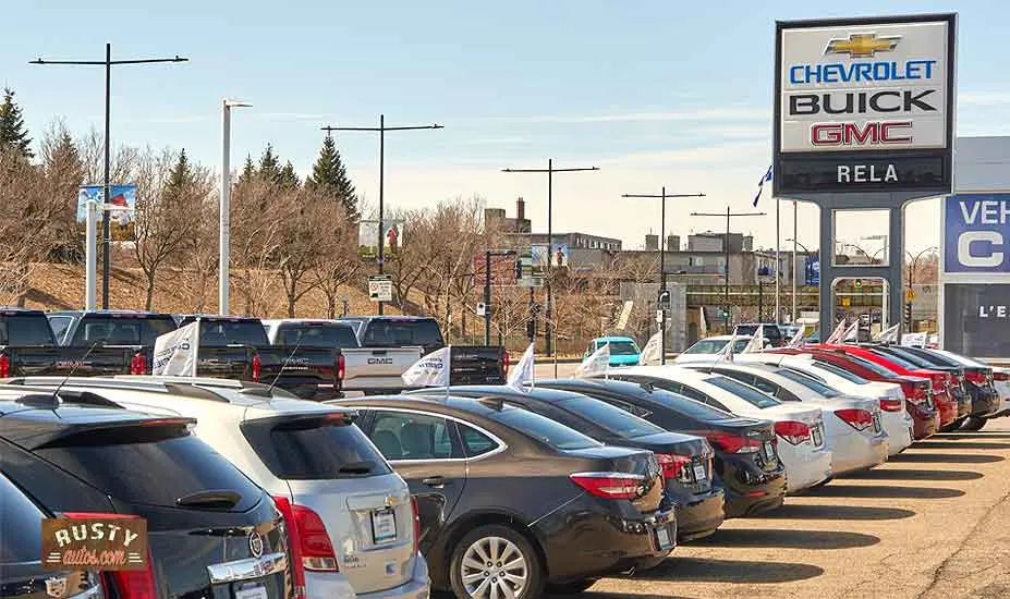 Buick car lot