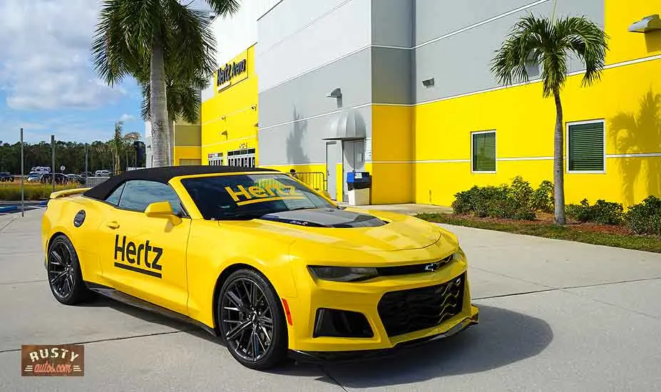 Hertz car