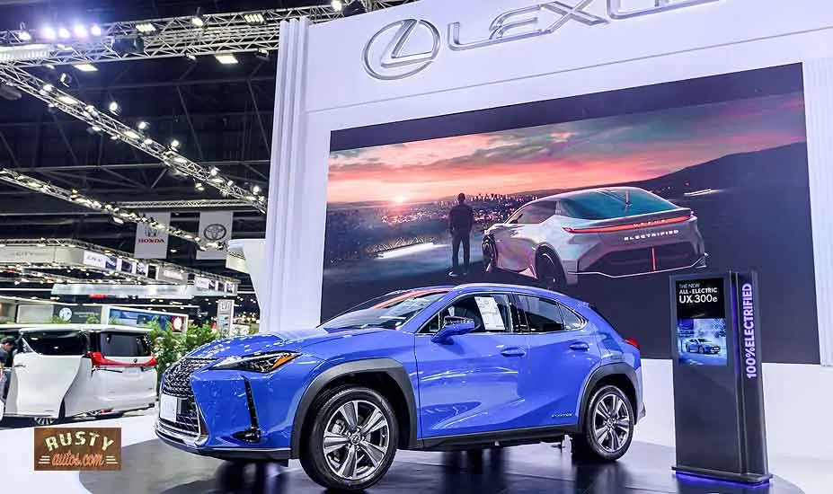 New Lexus at car show