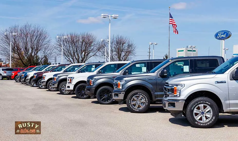 New Ford F150 display