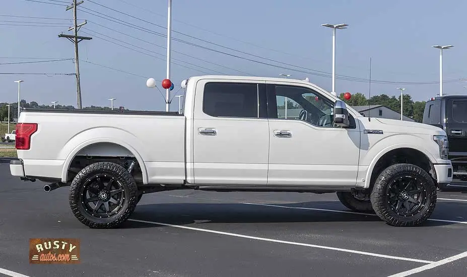 White Ford F150