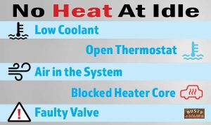 No Heat At Idle? Top 5 causes - Rustyautos