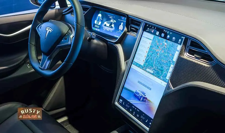 Tesla interior