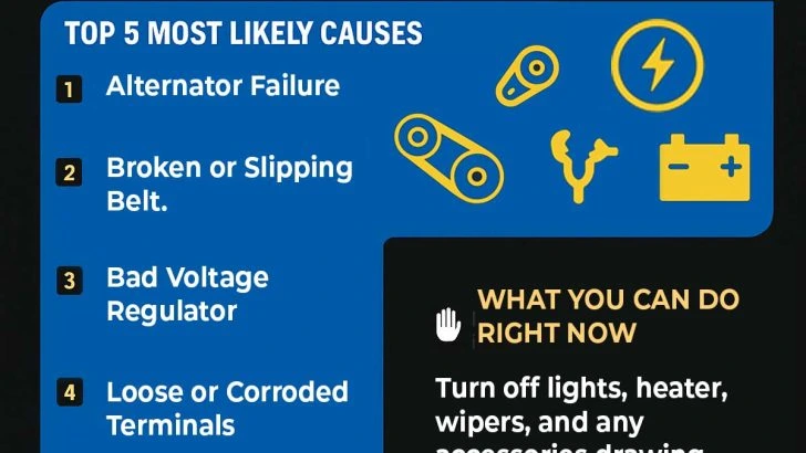 Battery light infographic