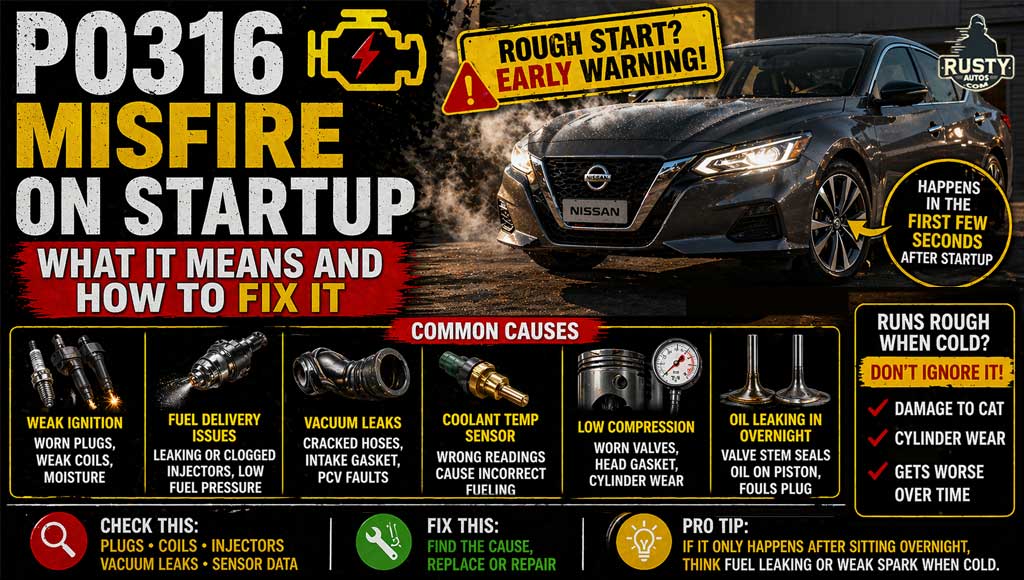 P0316 Code P0316 – Misfire on Startup (What It Means and How to Fix It ...