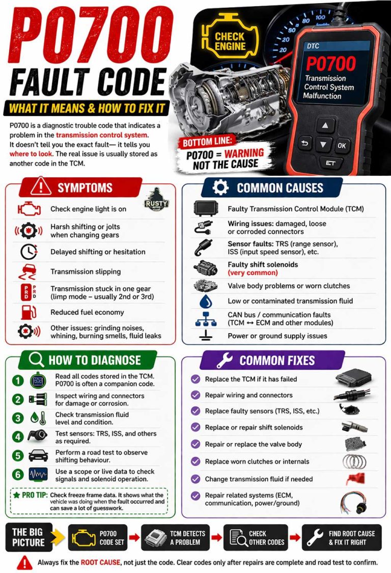 P0700 Fault Code: What It Means And How to Fix It - Rustyautos.com